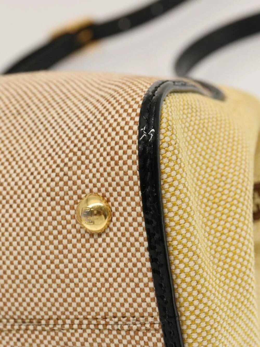 FENDI Hand Bag Canvas 2way Beige - Picture 5 of 16